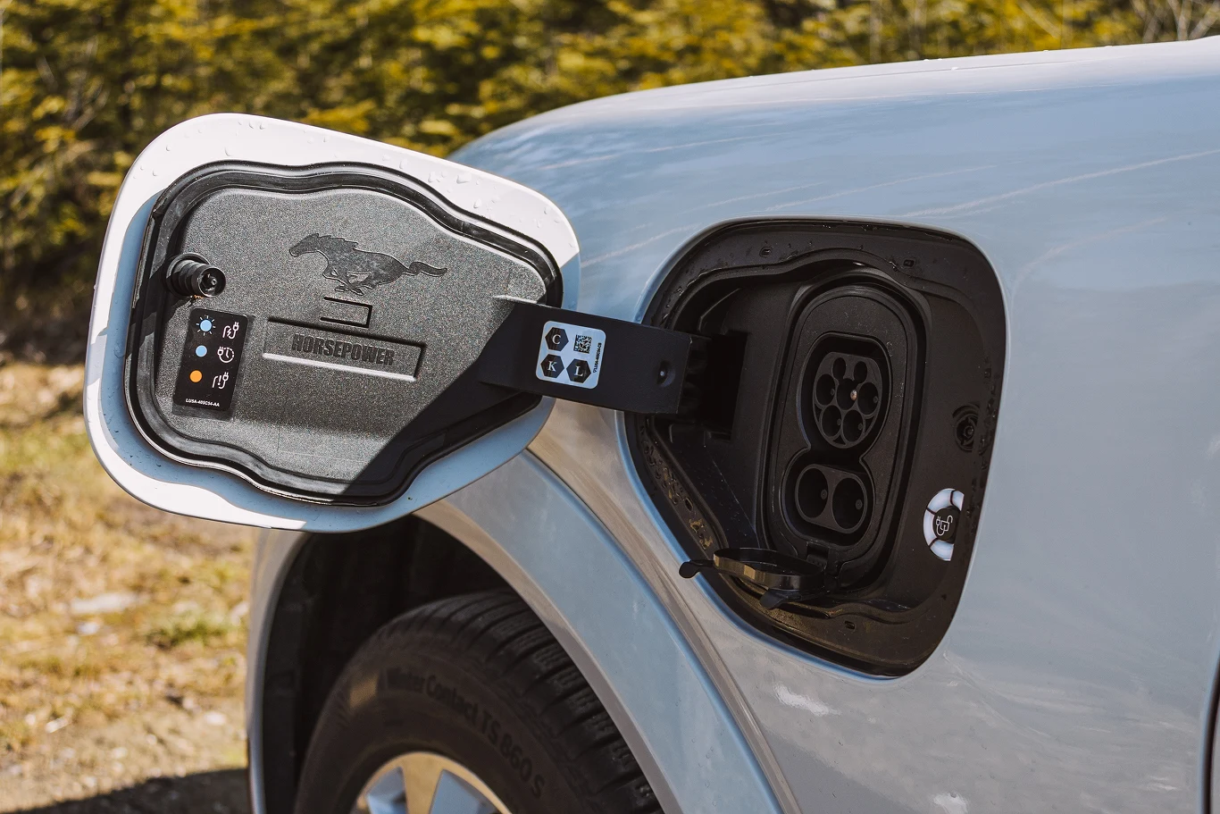 Ford Mustang Mach-E Frost White