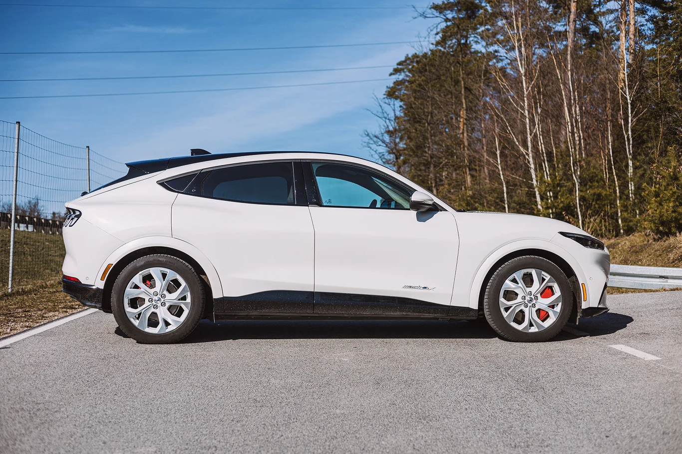 Ford Mustang Mach-E Frost White