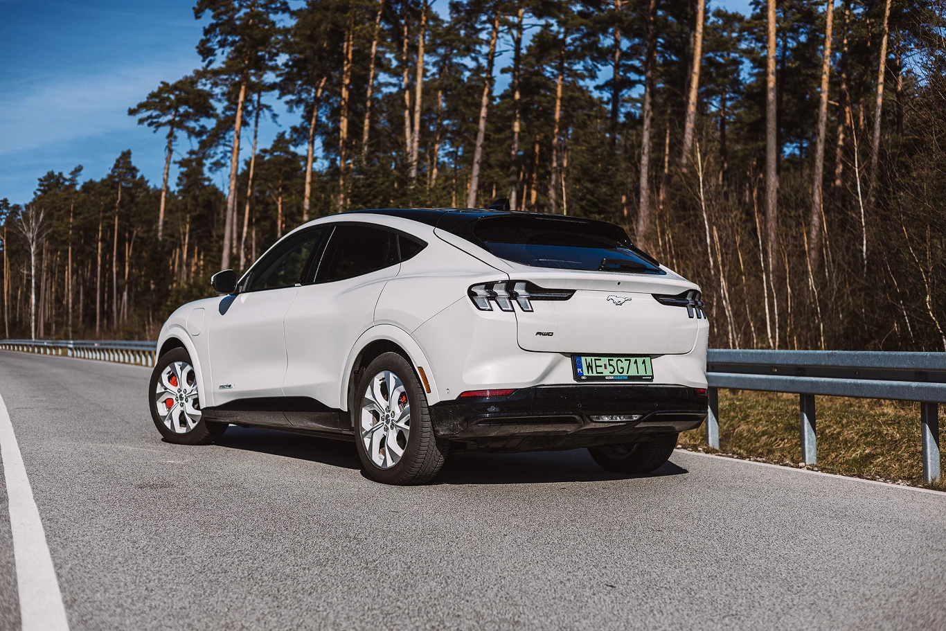 Ford Mustang Mach-E Frost White