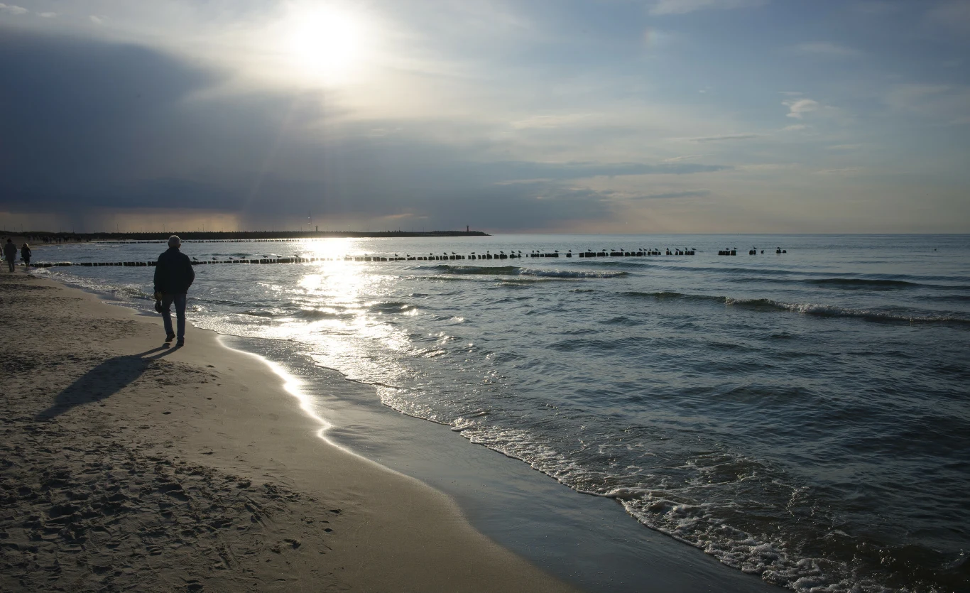 Plaża w Kołobrzegu Plaża w Kołobrzegu