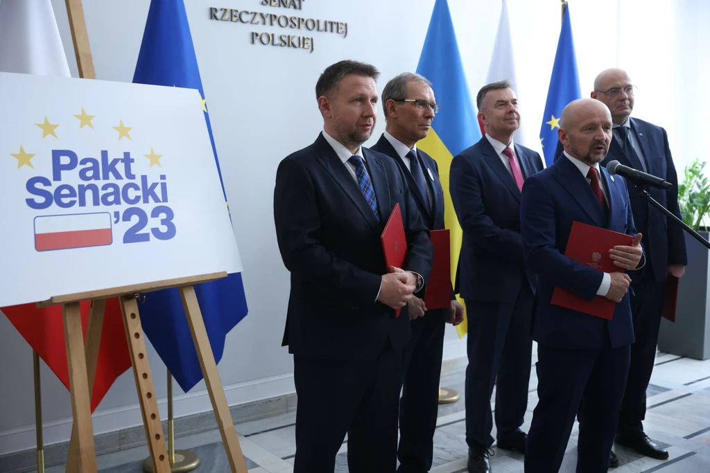Pod koniec lutego partie opozycyjne podpisały nowy "pakt senacki" na wybory w 2023 roku
