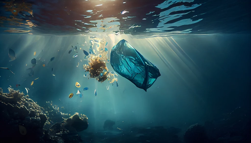 W oceanach pływają tony śmieci, 60 proc. to odpady z tworzyw sztucznych