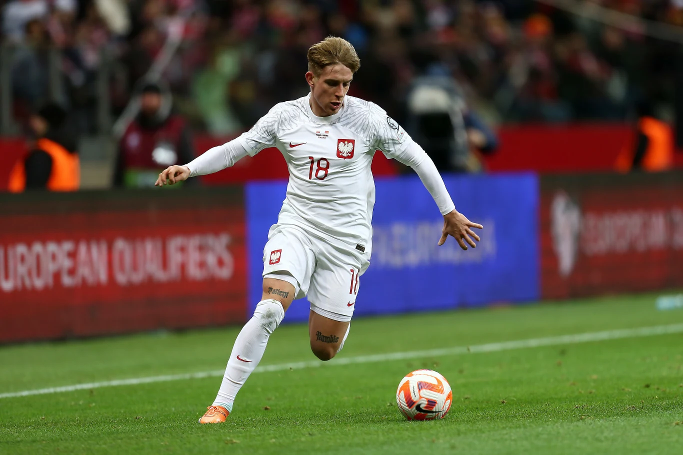 Michał Skóraś w reprezentacji Polski