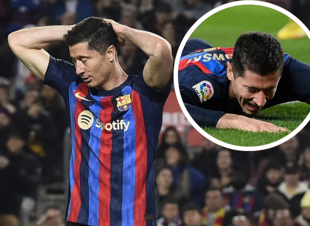 Robert Lewandowski jako piłkarz FC Barcelona Robert Lewandowski jako piłkarz FC Barcelona