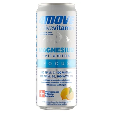 4Move Active Vitamin Gazowany napój smak cytrusów 330 ml - 9