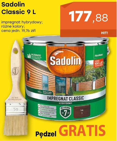 Impregnat do drewna Sadolin