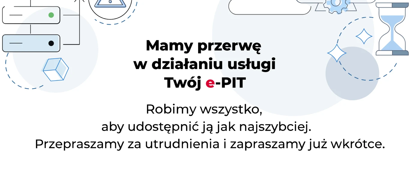 Komunikat na stronie Twój e-PIT
