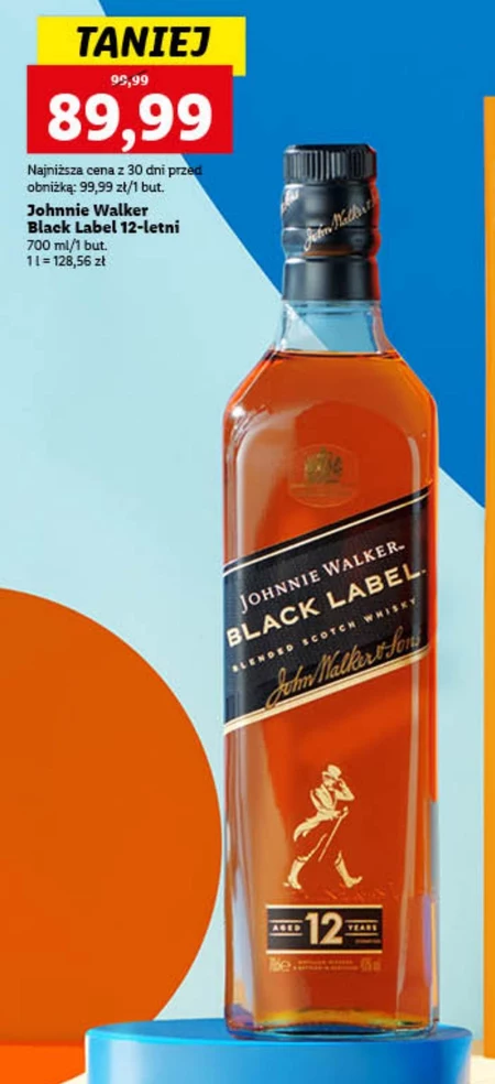  Johnnie Walker Black Label Blended Scotch Whisky 700 ml