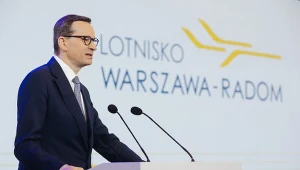 Premier Mateusz Morawiecki podczas otwarcia lotniska Warszawa-Radom mówił o "zdjęciu z miasta klątwy rzuconej przez komunistów"
