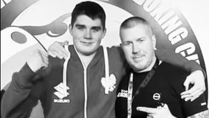 Jakub Straszewski ze swoim śp. ojcem, Danielem