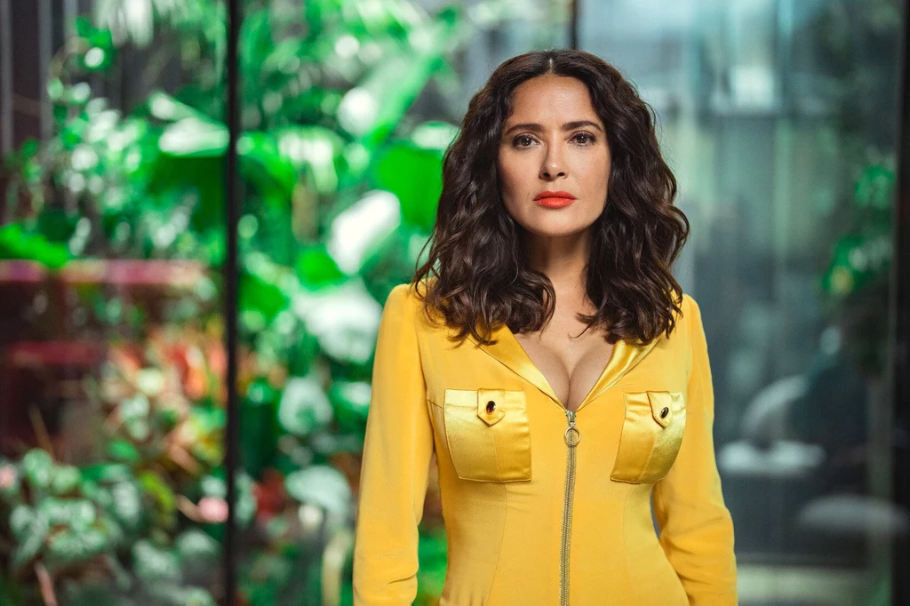 Salma Hayek w szóstym sezonie Czarnego lustra.