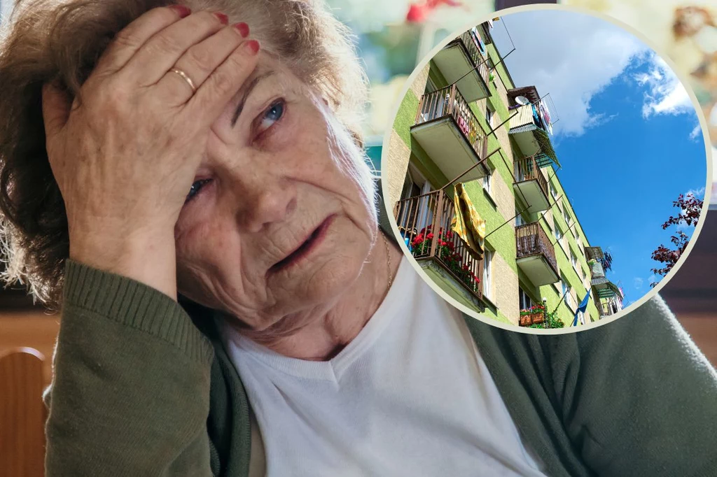 Kobieta zrzuciła z balkonu obcemu mężczyźnie oszczędności życia