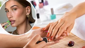 Kintsugi nails - zjawiskowe zdobienie na paznokciach. Hailey Bieber lansuje nowy trend