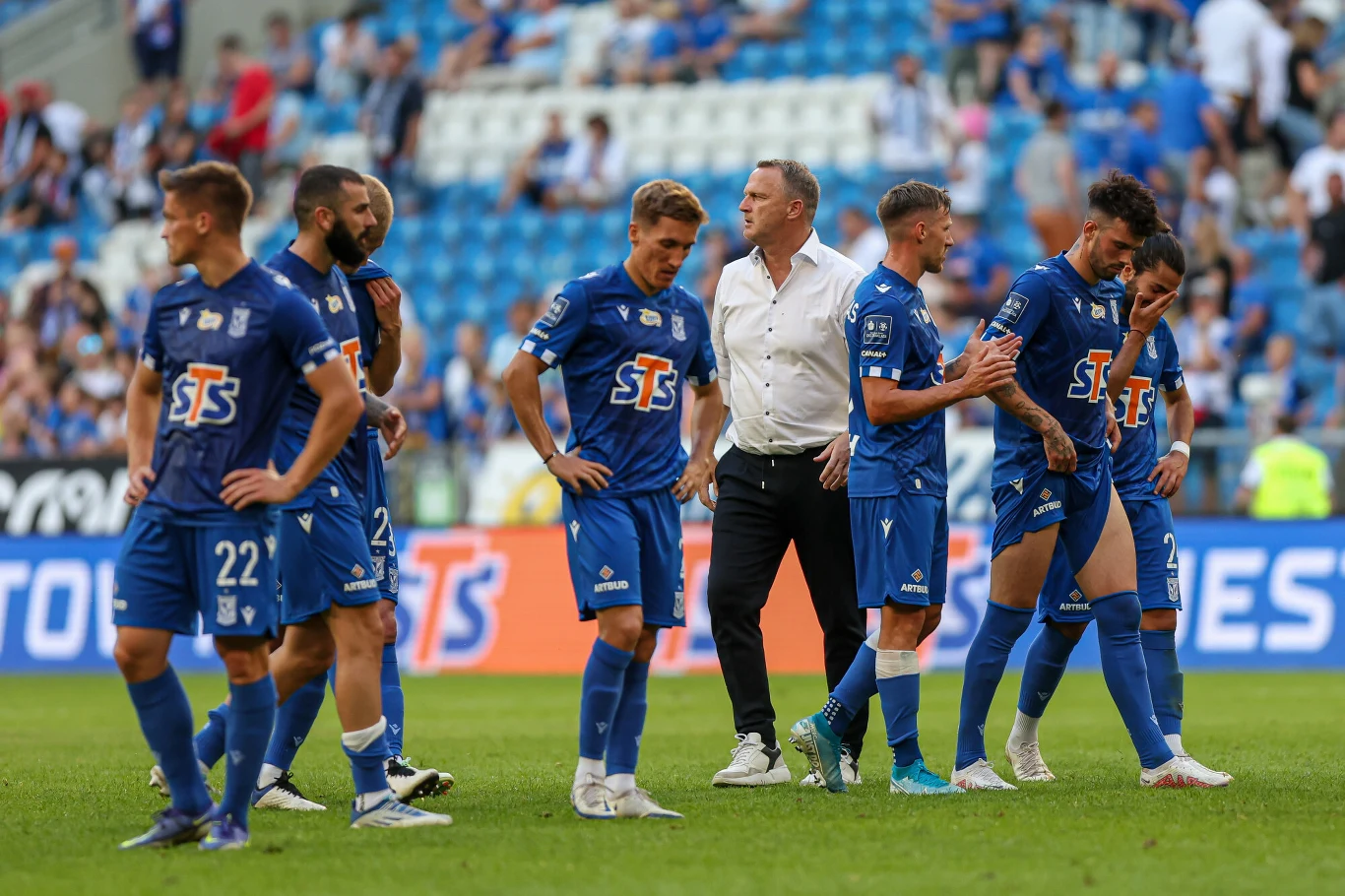 John van den Brom z zespołem Lecha Poznań