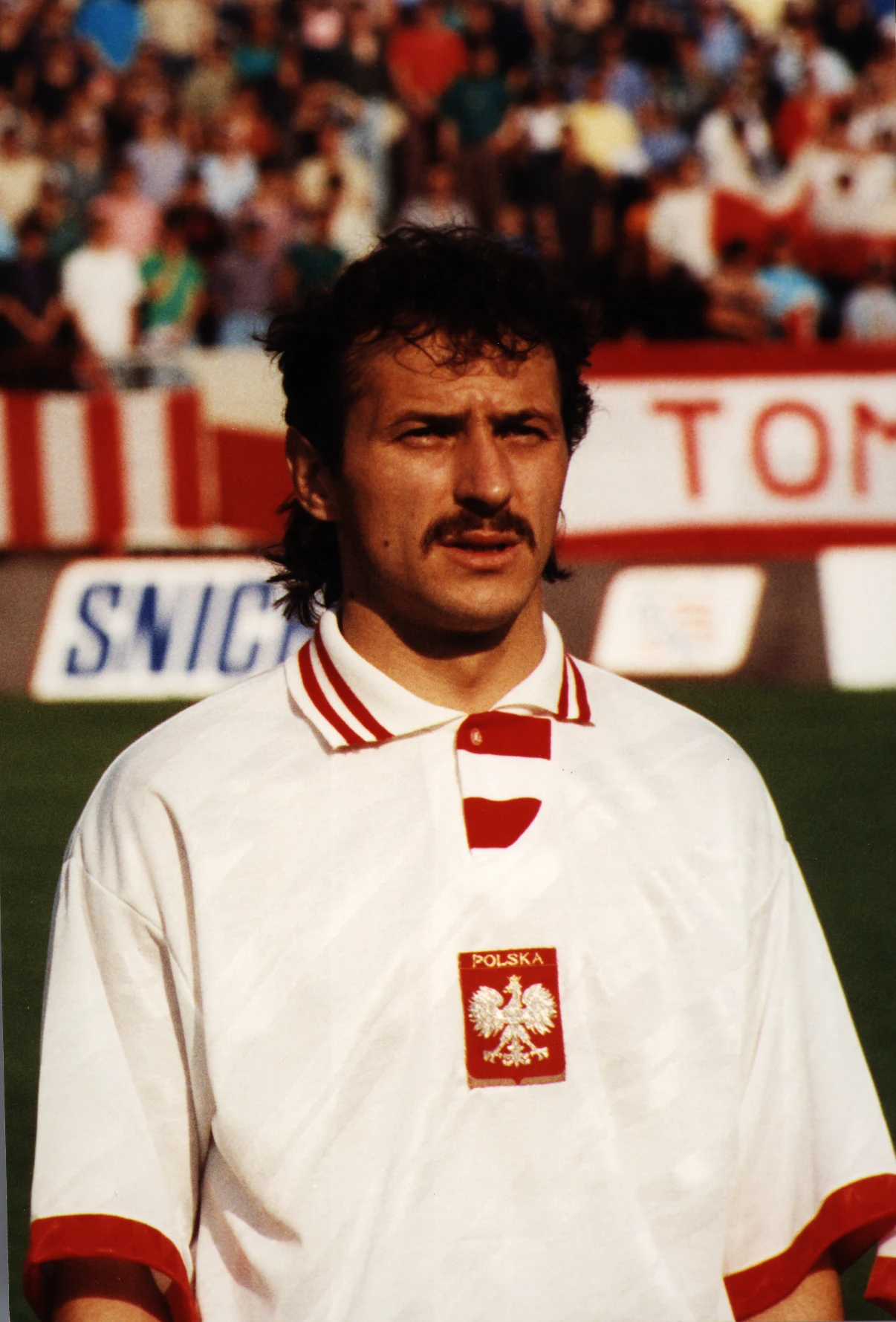 Jan Furtok przed meczem Polska - San Marino w Łodzi