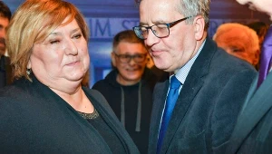 Anna Komorowska i Bronisław Komorowski zbierają gratulacje