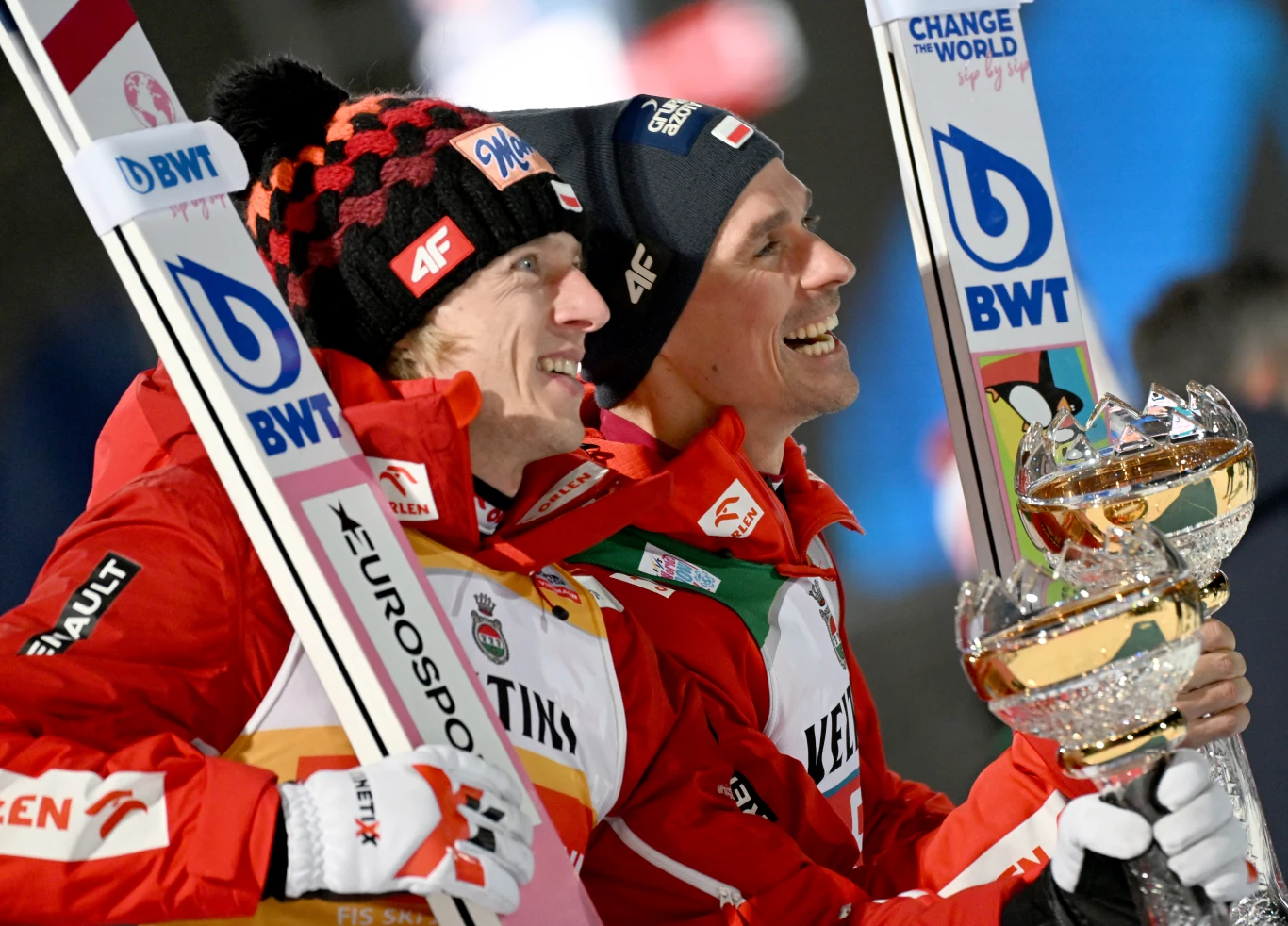 Dawid Kubacki i Piotr Żyła Dawid Kubacki i Piotr Żyła