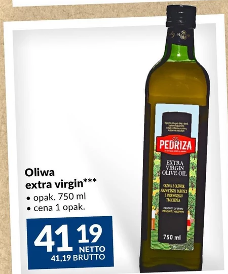 La Pedriza Oliwa z oliwek Extra Virgin Premium 750 ml