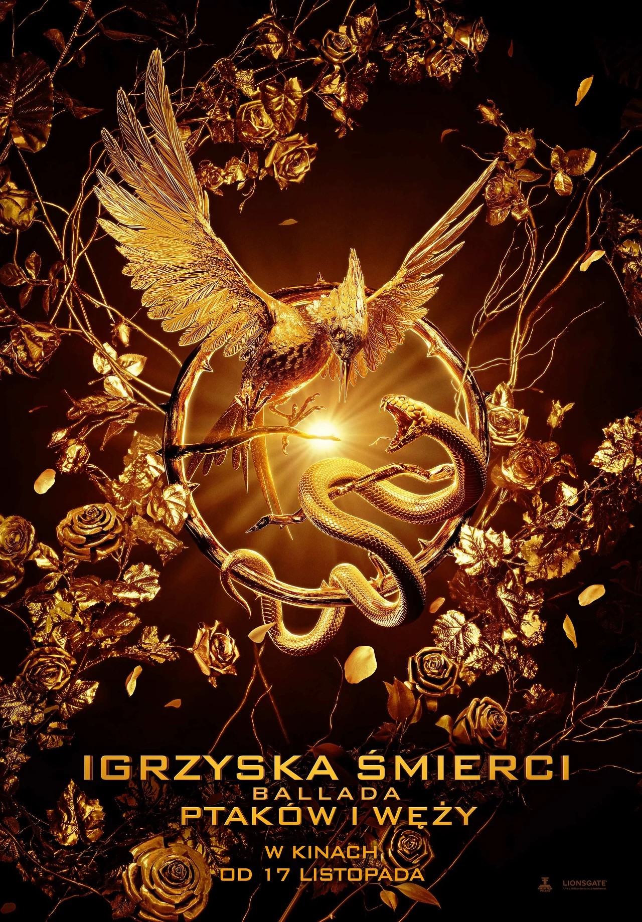 Plakat filmu "Igrzyska śmierci: Ballada ptaków i węży"