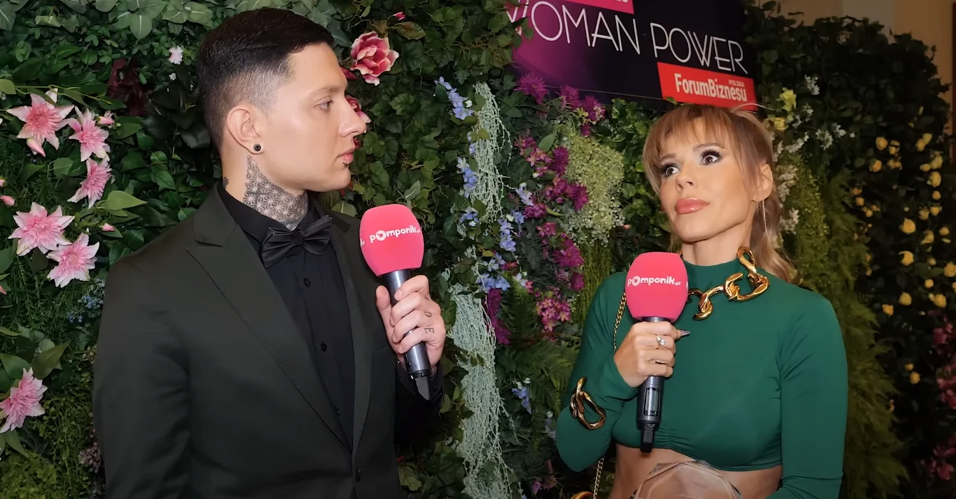 Doda w rozmowie z reporterem Pomponika Doda w rozmowie z reporterem Pomponika