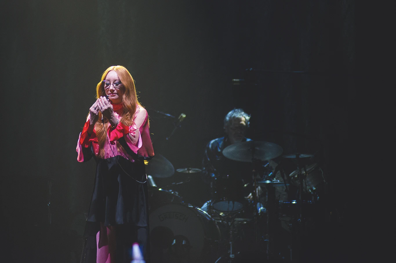 Tori Amos podczas koncertu w katowickim Spodku