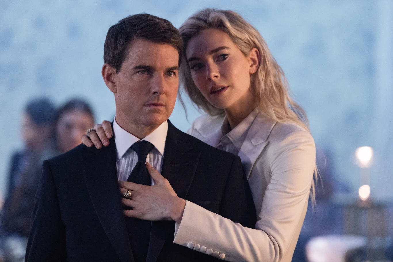 Tom Cruise i Vanessa Kirby w filmie "Mission: Impossible - Dead Reckoning Part One"
