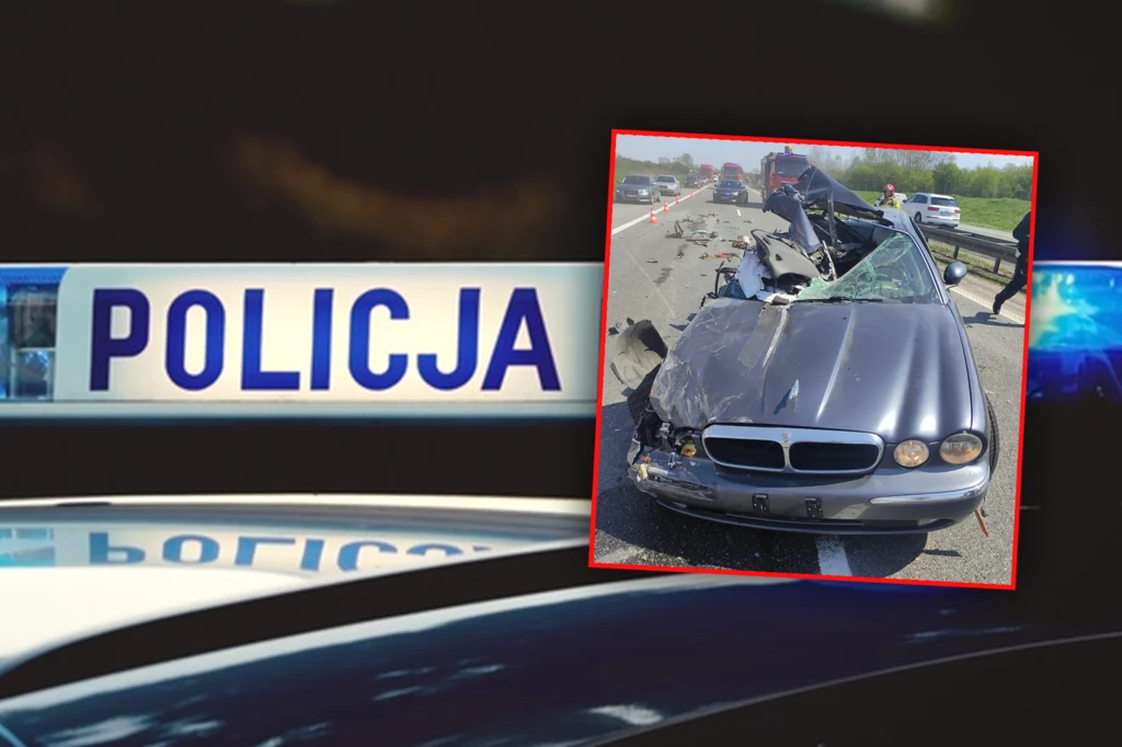 Jaguar wsunął się pod naczepę na obwodnicy Krakowa/123RF/PICEL/JRG 2 Kraków/zrzutekranu