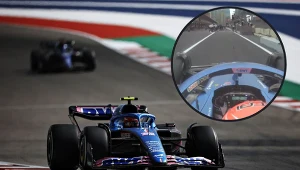 Esteban Ocon prawie przejechał fotografów