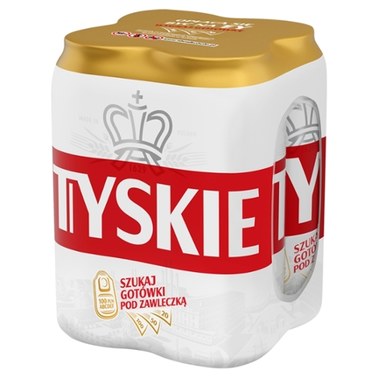 Tyskie Piwo jasne 2 l (4 x 0,5 l) - 3