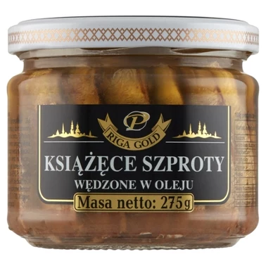 Riga Gold Książęce szproty wędzone w oleju 275 g - 1