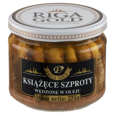 Riga Gold Książęce szproty wędzone w oleju 275 g - 0