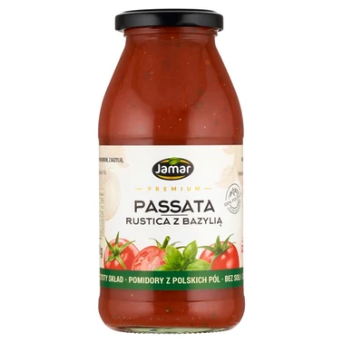 Jamar Premium Passata rustica z bazylią 490 g - 0