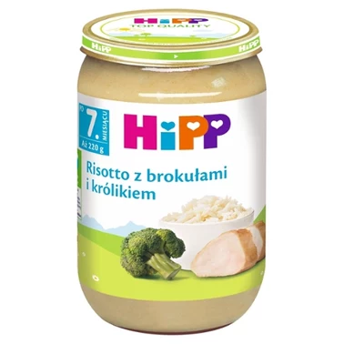 HiPP Risotto z brokułami i królikiem po 7. miesiącu 220 g - 1