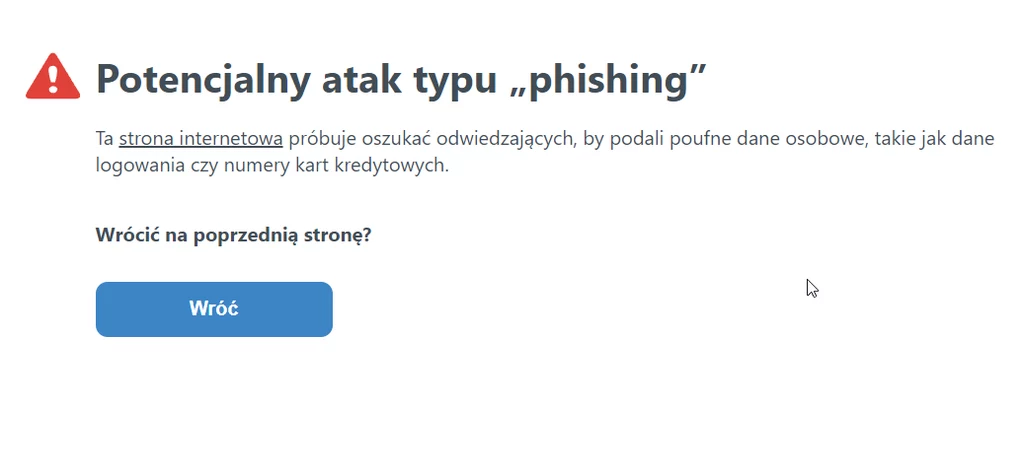 Popularne programy antywirusowe potrafią zablokować strony, które stosują "phishing".