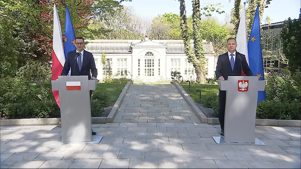 Wystąpienie prezydenta i premiera Wystąpienie prezydenta i premiera