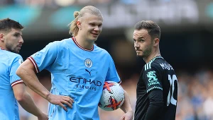 Erling Haaland i James Maddison