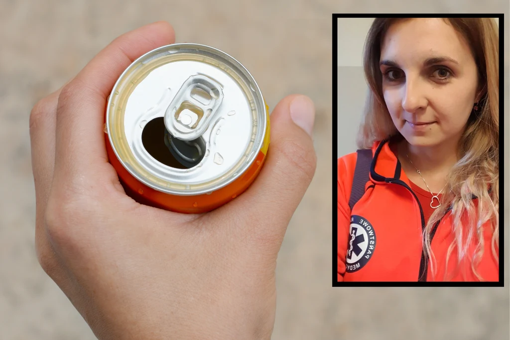 Ratowniczka medyczna ostrzega: Nigdy nie pij prosto z puszki. Skutki mogą być tragiczne /Małgorzata Janik, fot. archiwum prywatne
