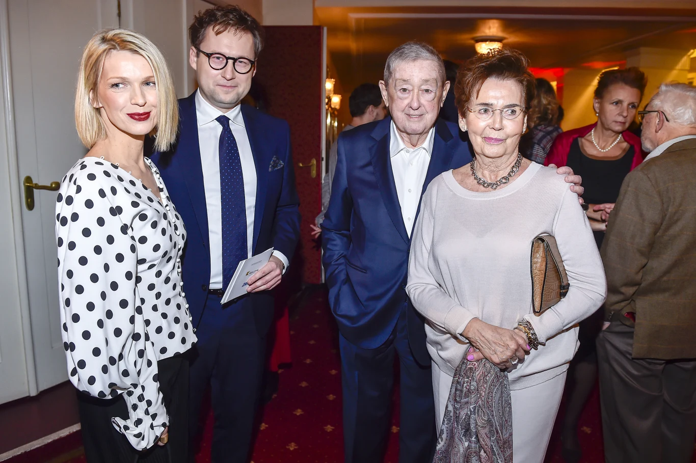 Magdalena Mołek z mężem oraz Mariusz Walter i Bożena Walter