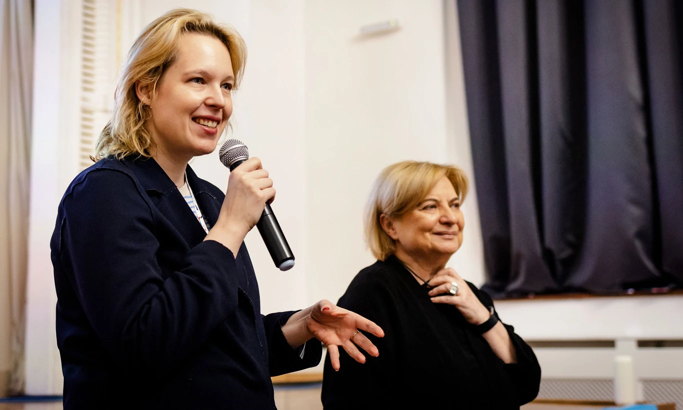 Kino na Granicy 2023: Ola Salwa poprowadziła między innym spotkanie z Magdaleną Łazarkiewicz