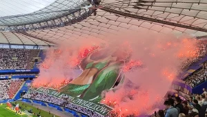 Oprawa kibiców Legii Warszawa