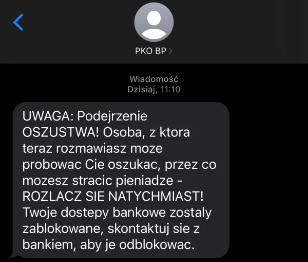 Zrzut ekranu pochodzi od naszego czytelnika.