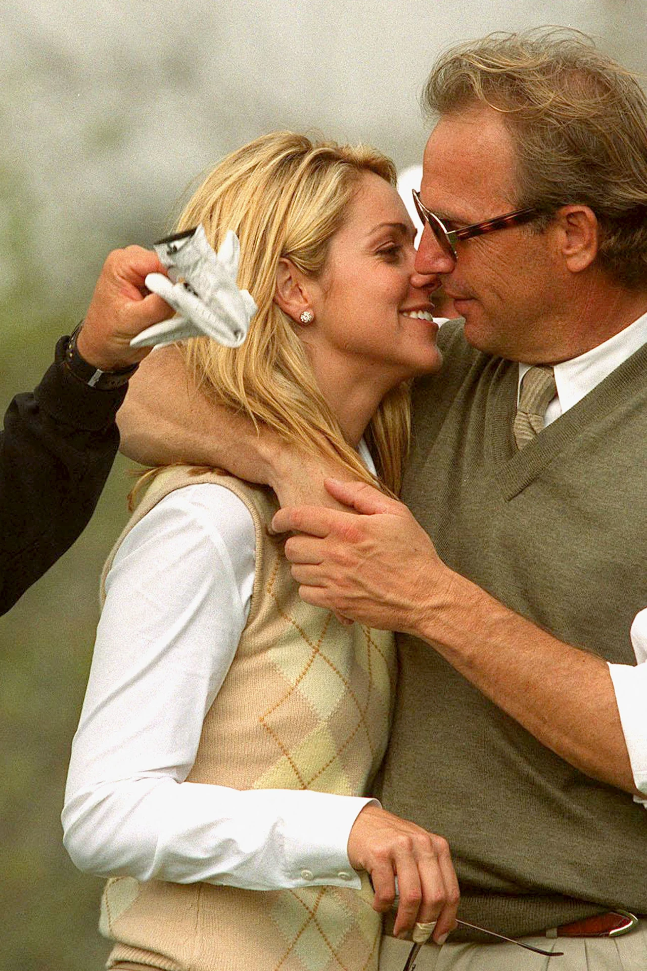 Christine Baumgartner i Kevin Costner Christine Baumgartner i Kevin Costner