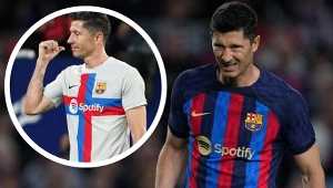 Hiszpanie przypomnieli Robertowi Lewandowskiemu listopadowy mecz z Osasuną 