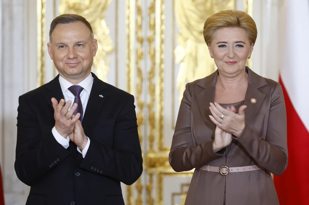 Andrzej Duda i Agata Kornhauser-Duda, obchody Święta Narodowego Trzeciego Maja