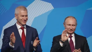 Rosyjski minister sportu Oleg Matytsin i prezydent Władimir Putin