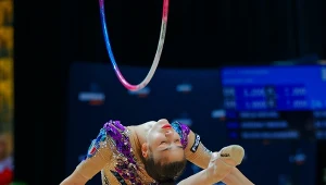 Najlepsze gimnastyczki świata w Polsat Plus Arenie w Gdyni! Na zdjęciu - Sofia Raffaeli 