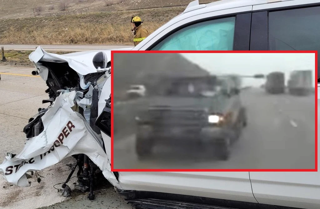 Kierowca pick-upa jechał pod prąd autostradą Kierowca pick-upa jechał pod prąd autostradą