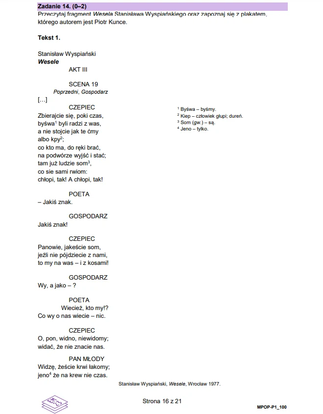 Matura z języka polskiego. Formuła 2023 – odpowiedzi i arkusz CKE Matura z języka polskiego. Formuła 2023 – odpowiedzi i arkusz CKE