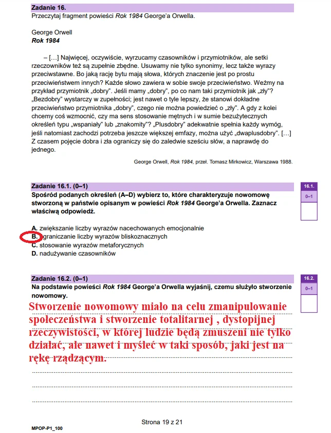 Matura z języka polskiego. Formuła 2023 – odpowiedzi i arkusz CKE Matura z języka polskiego. Formuła 2023 – odpowiedzi i arkusz CKE