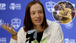 Iga Świątek dostała pytanie o Roberta Lewandowskiego. Nie było łatwe, ale "wybrnęła"
